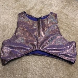 Freedom Rave Wear Teaser Top (PURPLE)